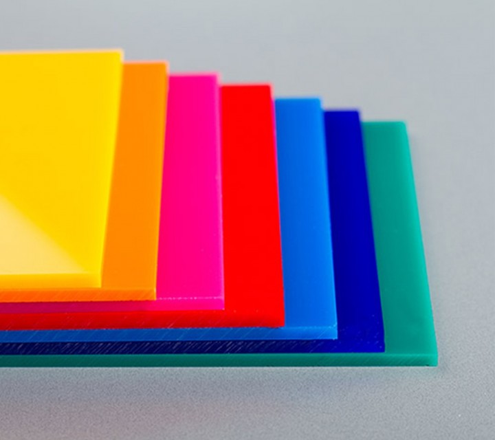 Kit de 10 placas de metacrilato de colores A4