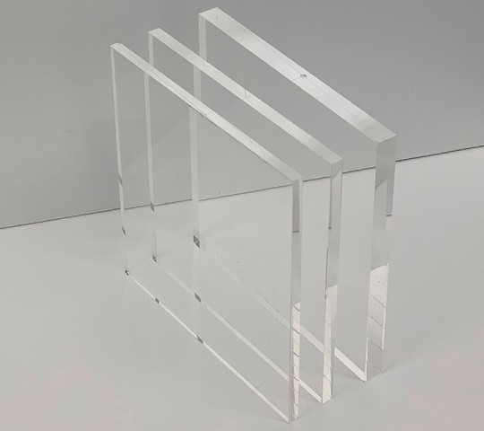 Panneau de feuille acrylique en plastique transparent sur mesure